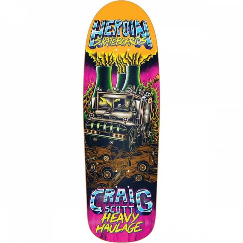 Heroin Questions Heavy Haulage 9.5″ Skateboard Deck