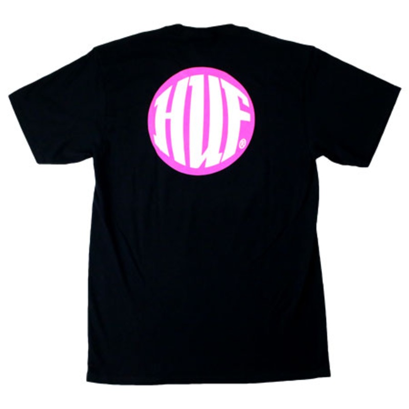 HUF Hi Def T Shirt Black Extra Large