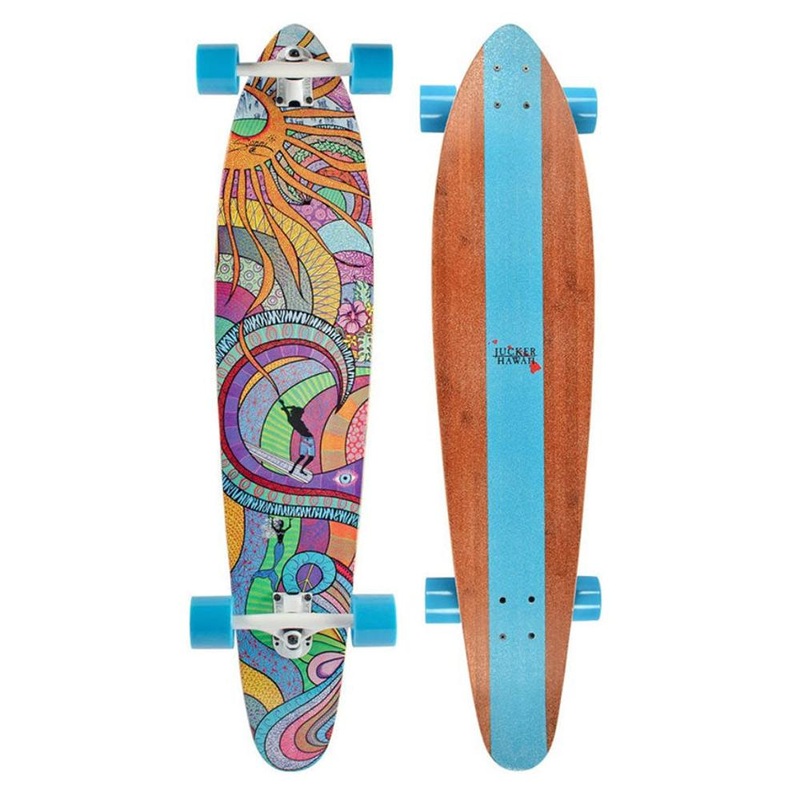 Jucker Hawaii Kaimana 42″ Kicktail Longboard Complete