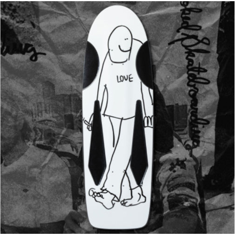 Krooked Mark Gonzales SSD25 Love Beamer Skateboard Deck 10.75″ 10.75″