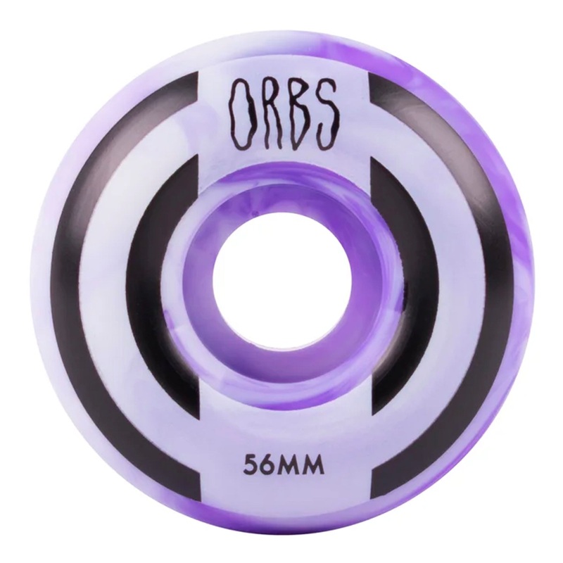 Orbs – 56mm – Apparitions Swirls – Purple / White