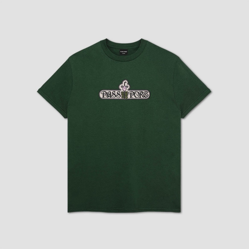 PassPort Gardenia T-Shirt Forest Green Medium