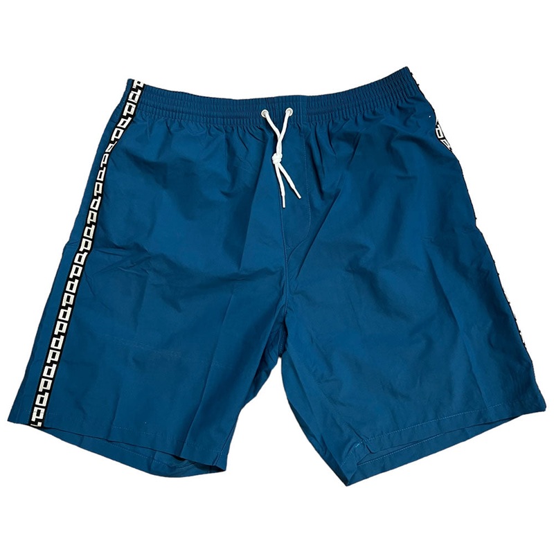 Polar Short Stripe Swim Shorts Police Blue MD