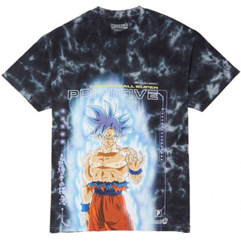 Primitive Skateboarding Goku Ultra Instinct Oversized T Shirt Black Medium