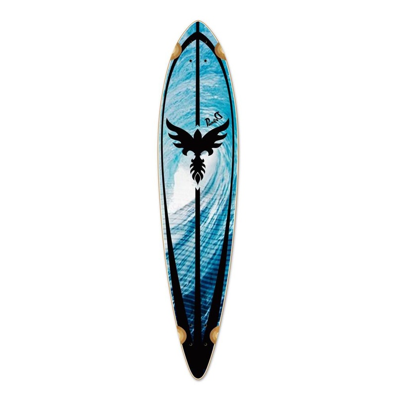 Punked Pintail Tsunami Longboard Deck Deck