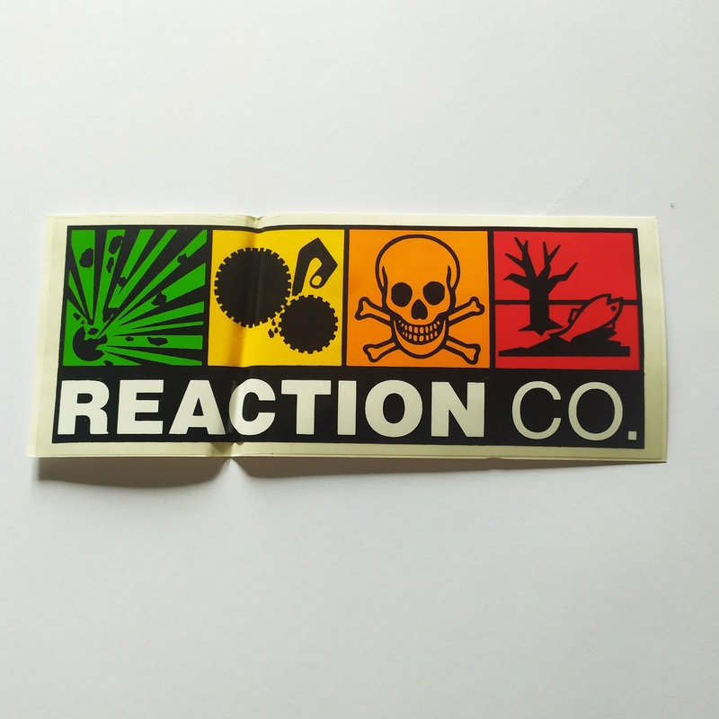 Reaction Skateboards Sticker