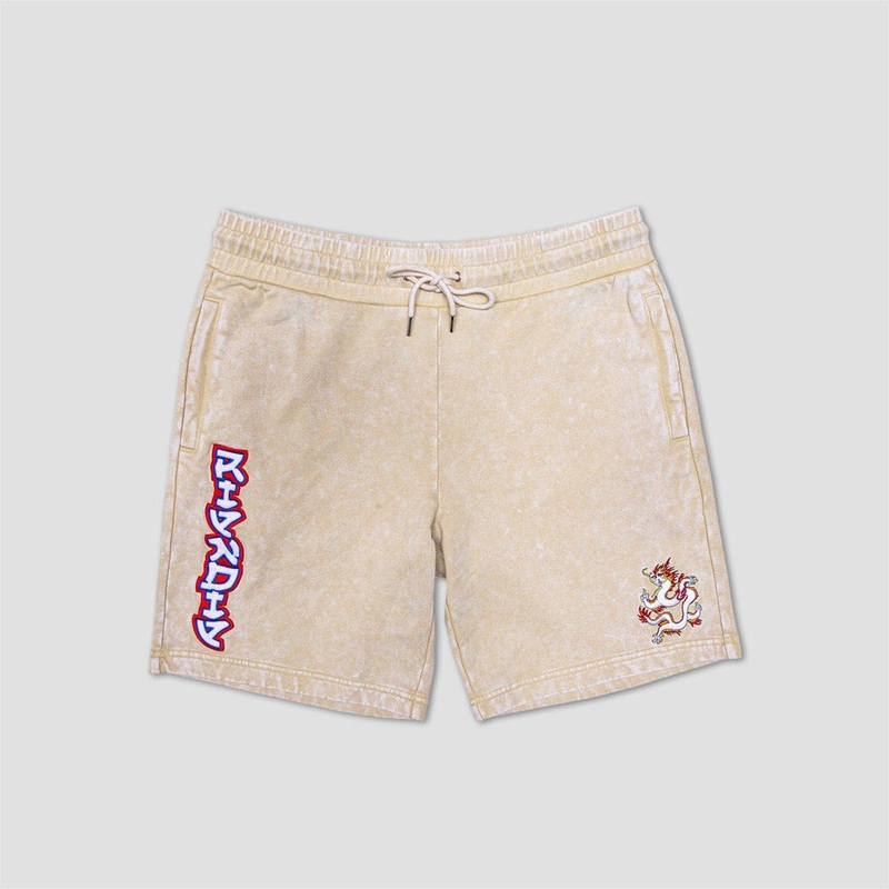 RIPNDIP Dragonerm Sweat Shorts Cream Small