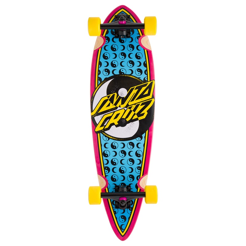 Santa Cruz Yin Yang Dot Pintail Cruzer Complete Skateboard 9.2 x 33
