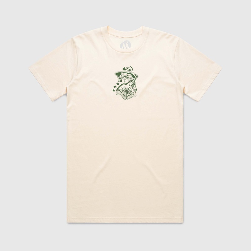 Short Straw Rockett T-Shirt Ecru Small