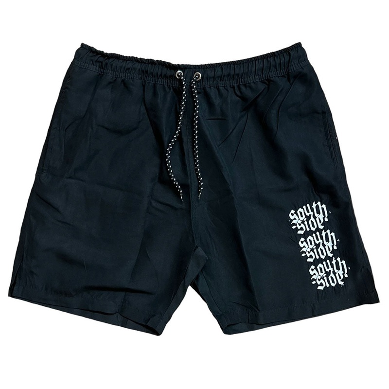 Southside Icon Water Short Embroidered Black SM 30