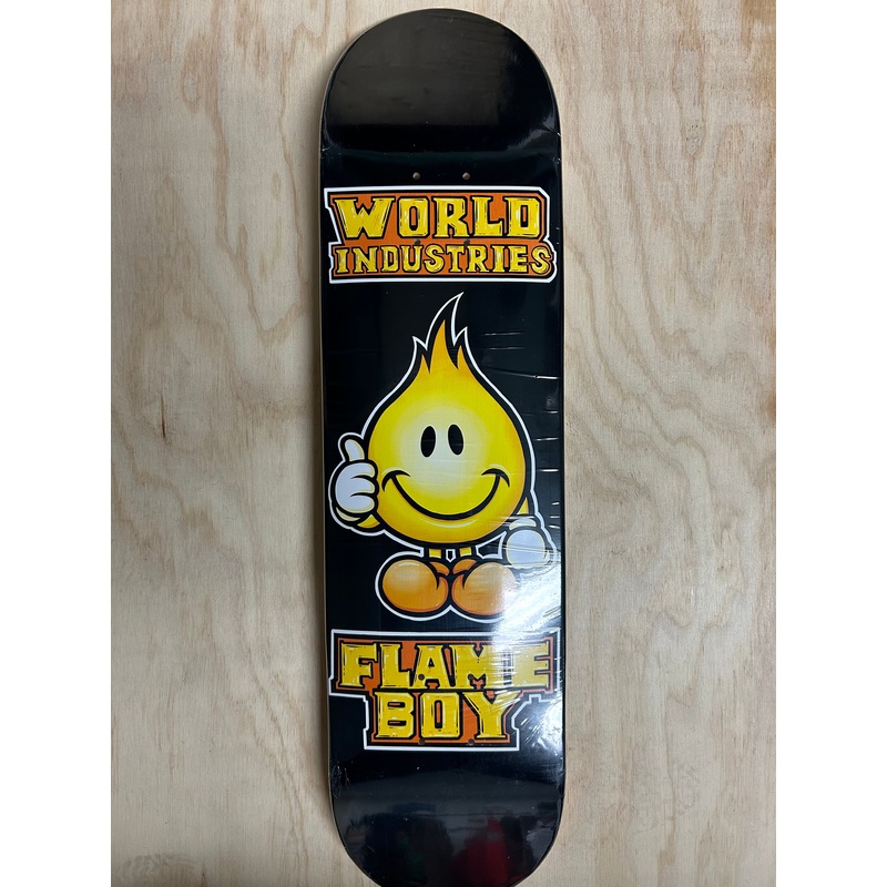World Industries solid gold world industries skateboard 8.1