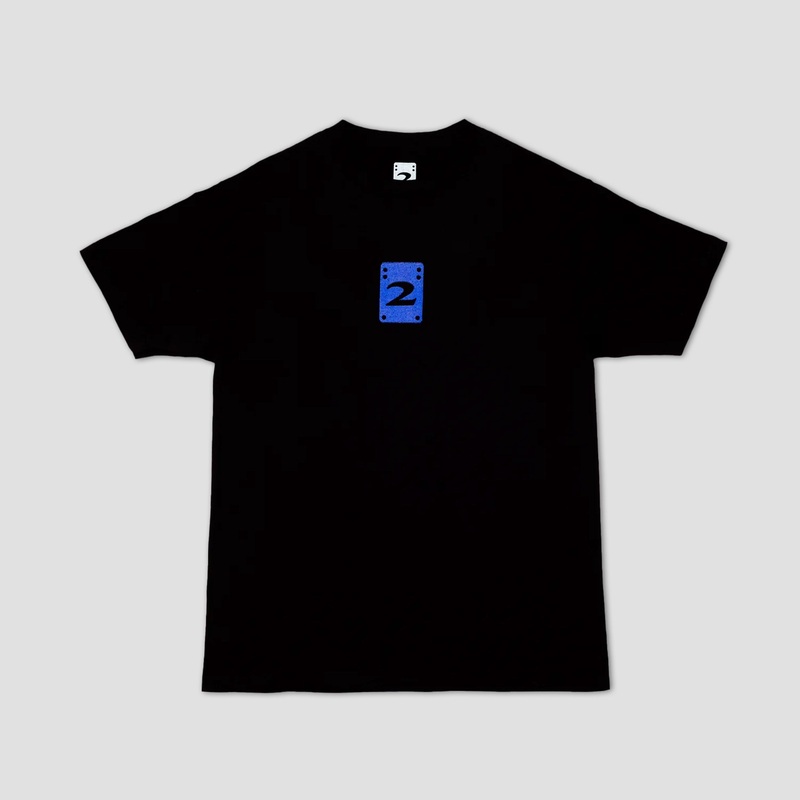 2 Riser Pads Logo T-Shirt Black Small