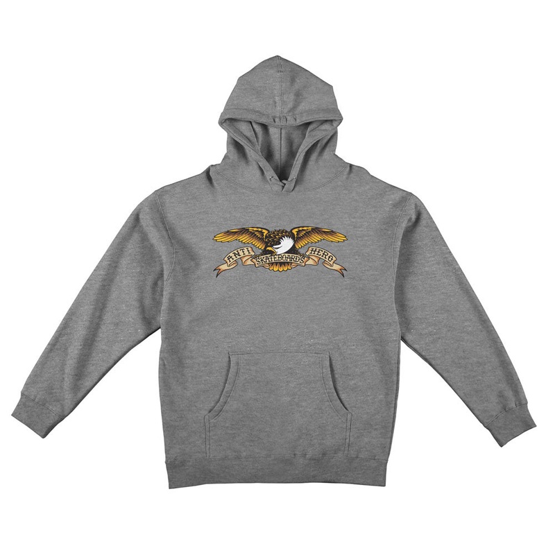 Eagle Gray YOUTH Anti Hero Pullover Hoodie YSM