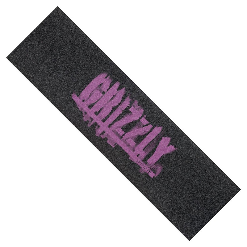 Grizzly Burn Out Stamp Purple Griptape Purple 9×33