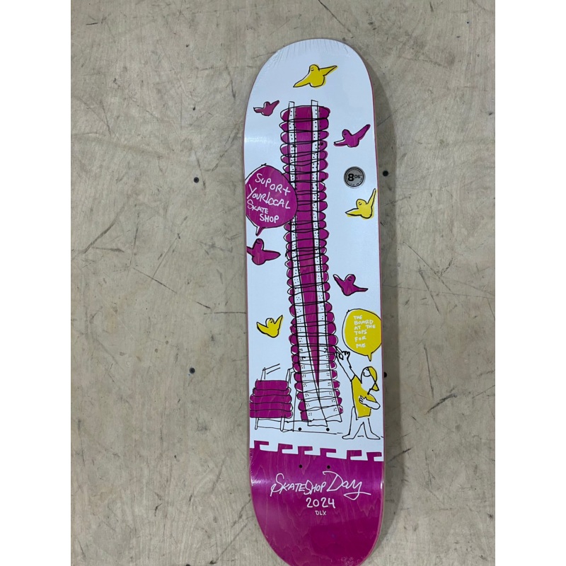 KROOKED DLX SKATE SHOP DAY 2024 SHOPKEEPER DECK 8.06