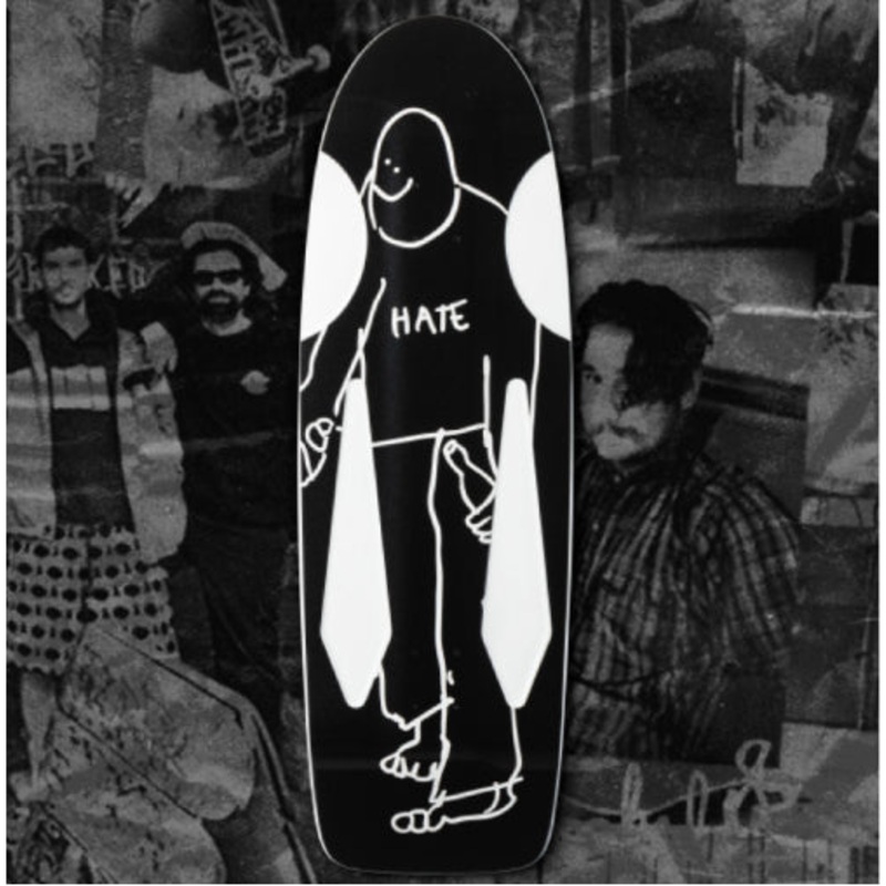 Krooked Mark Gonzales SSD25 Hate Beamer Skateboard Deck 10.75″ 10.75″