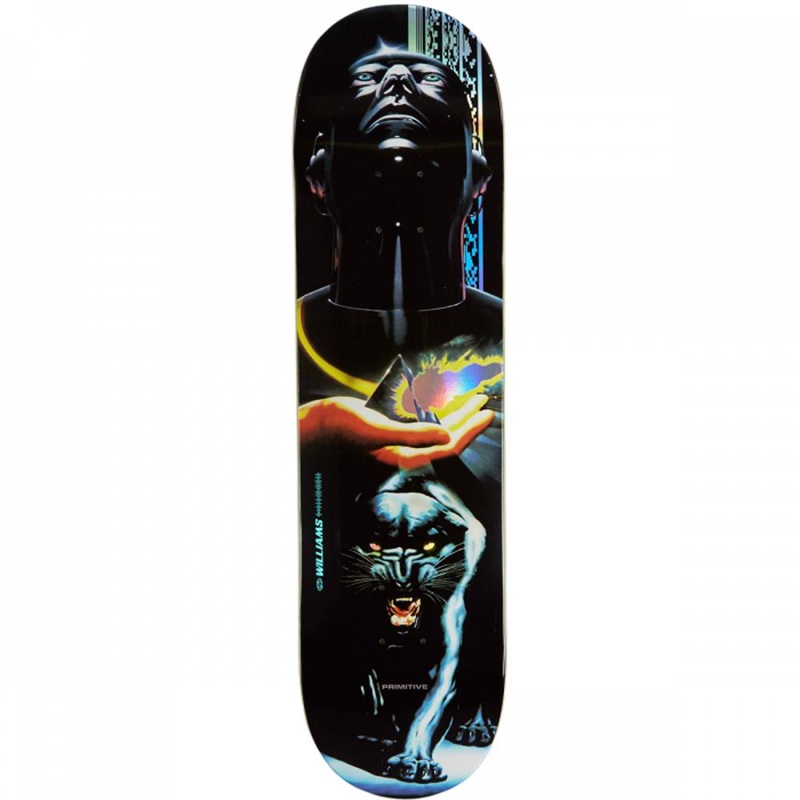 Primitive Williams Panther 8.25″ Black Skateboard Deck