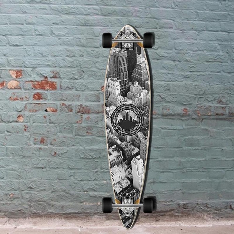 Punked New York Pintail 40″ Longboard – Complete Complete