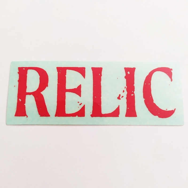 Relic BMX Sticker – Red
