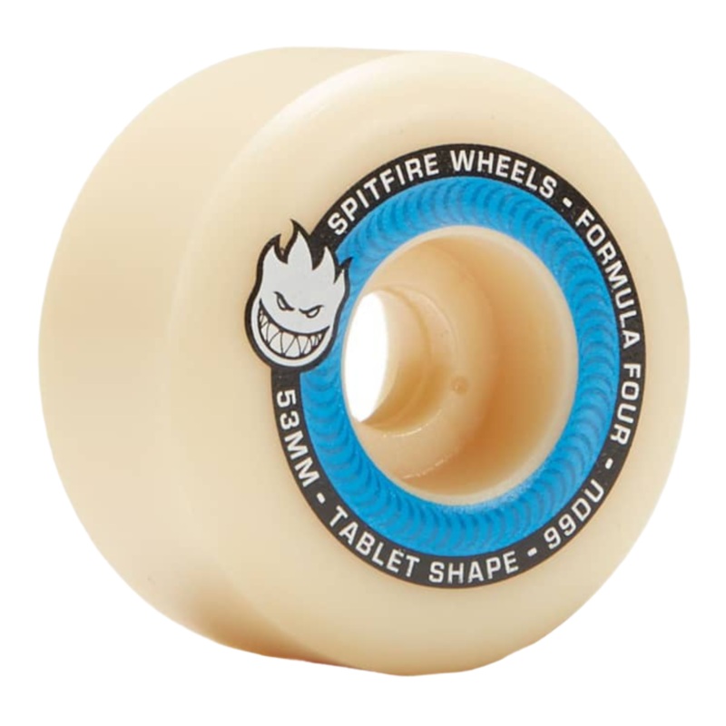 Spitfire Formula Four Tablets Skateboard Wheels 53mm 99du 53mm White