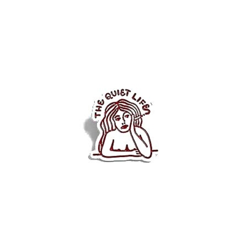 The Quiet Life Smoking Girl Lapel Pin N/A One size fits all
