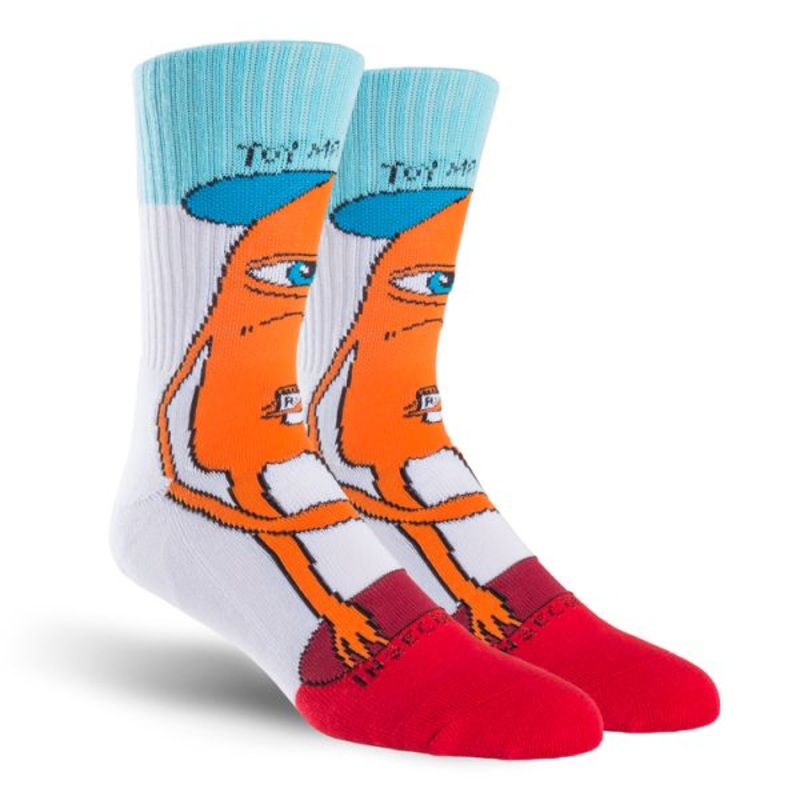 Toy Machine Insecurity Socks Blue/Red/White Insecurity Blue/Red/White One Size