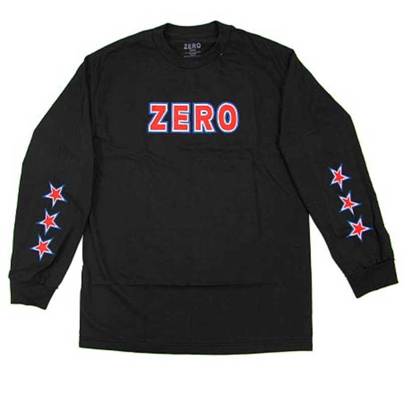 Zero American Long Sleeve T Shirt Black Extra Large