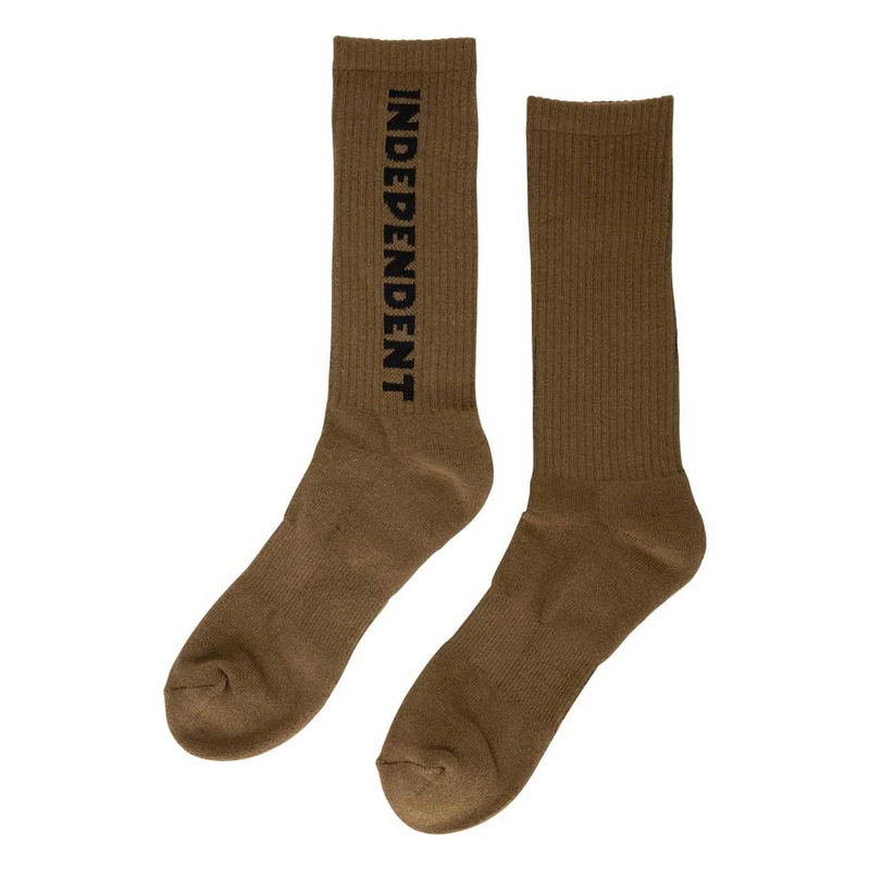 Baseline Mid Crew Socks Crew Socks Dark Chocolate Size 9-11 1 Pair Mens Independent
