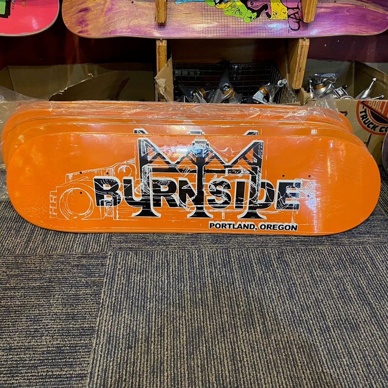 Burnside Fundraiser Orange Assorted Size Deck 8.25″