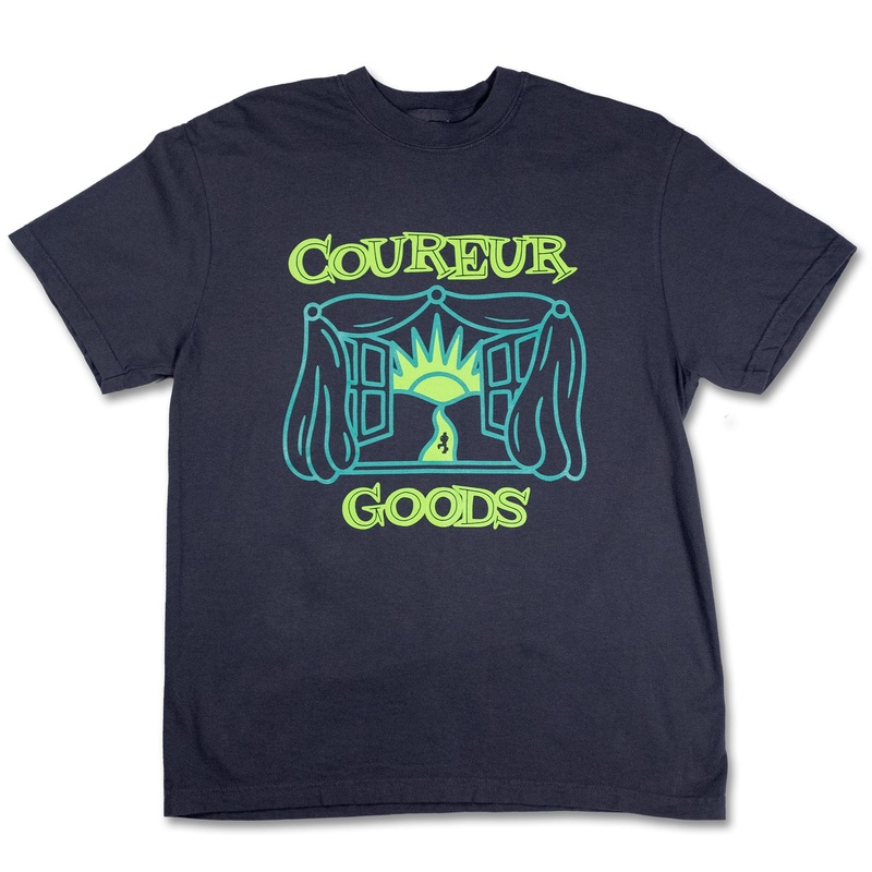 Coureur Goods Windows Open Tee Graphite S