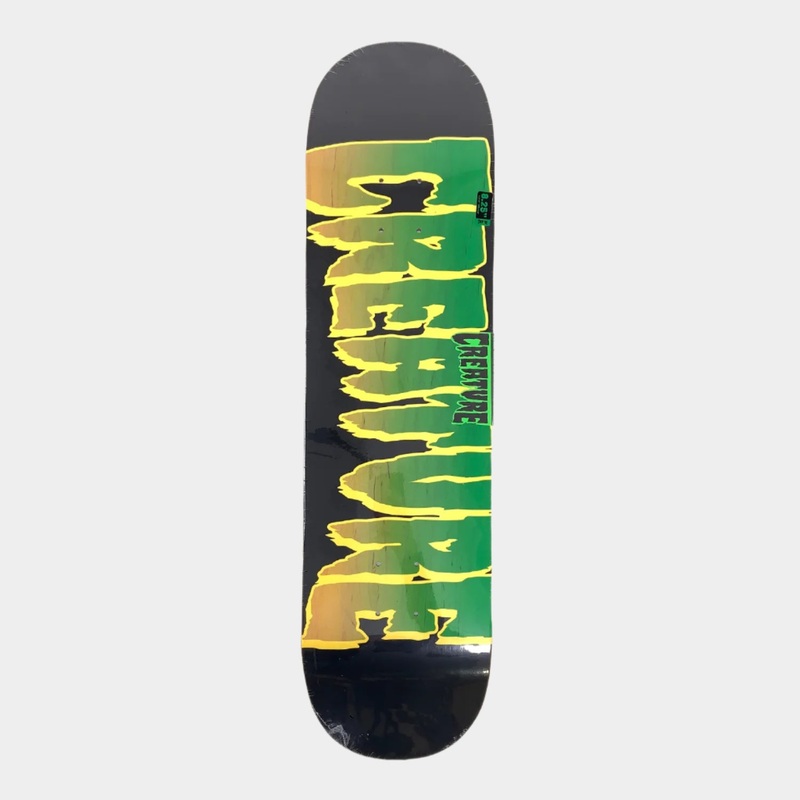 Creature Logo Outline Stumps Black Deck – 8.25″