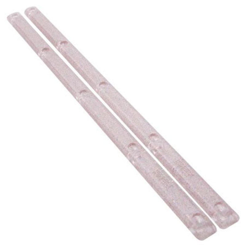 Deathwish Glitter Death Rails Clear/ Glitter One size fits all