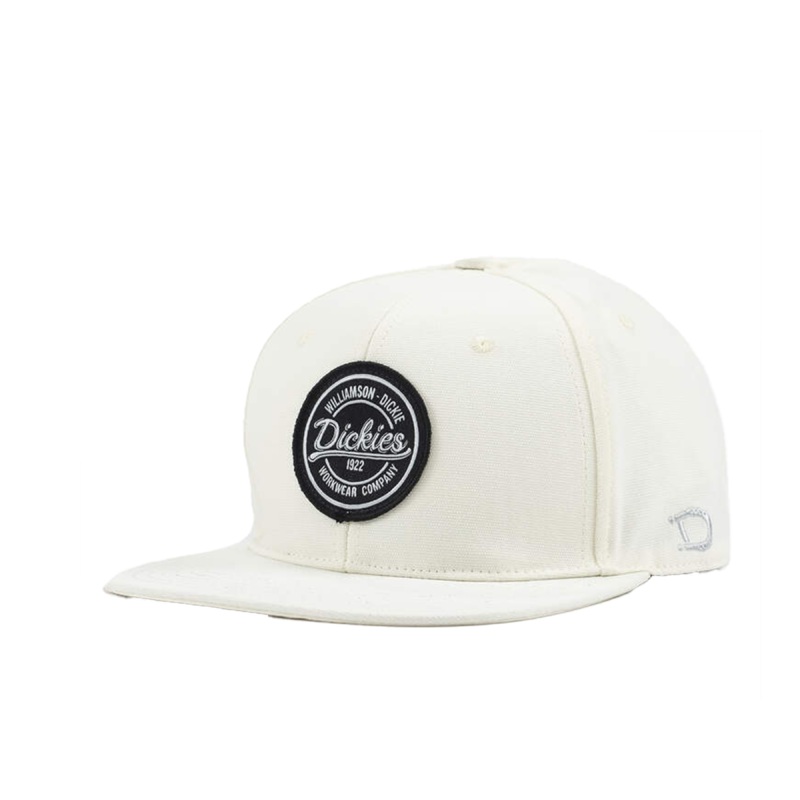 Dickies – Canvas Flat Bill Cap – ( Natural Beige )