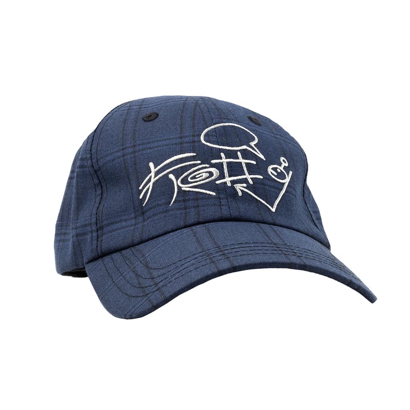 Frog Plaid G Hat (Navy) OS
