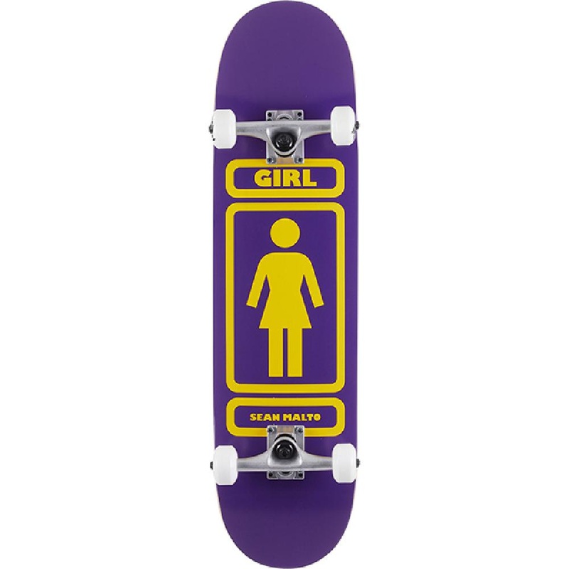 Girl Malto 93 Til Purple and Yellow 8.125″ Skateboard Complete