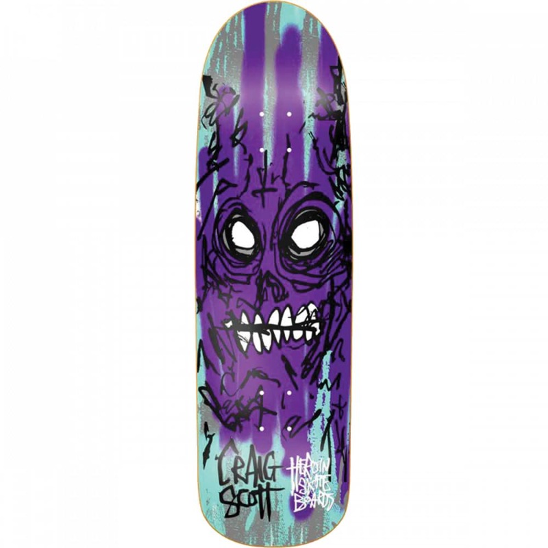 Heroin Questions Savages 9″ Skateboard Deck