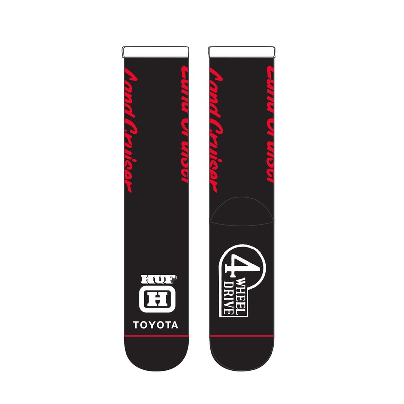 HUF Toyota Land Cruiser Crew Socks Black One Size