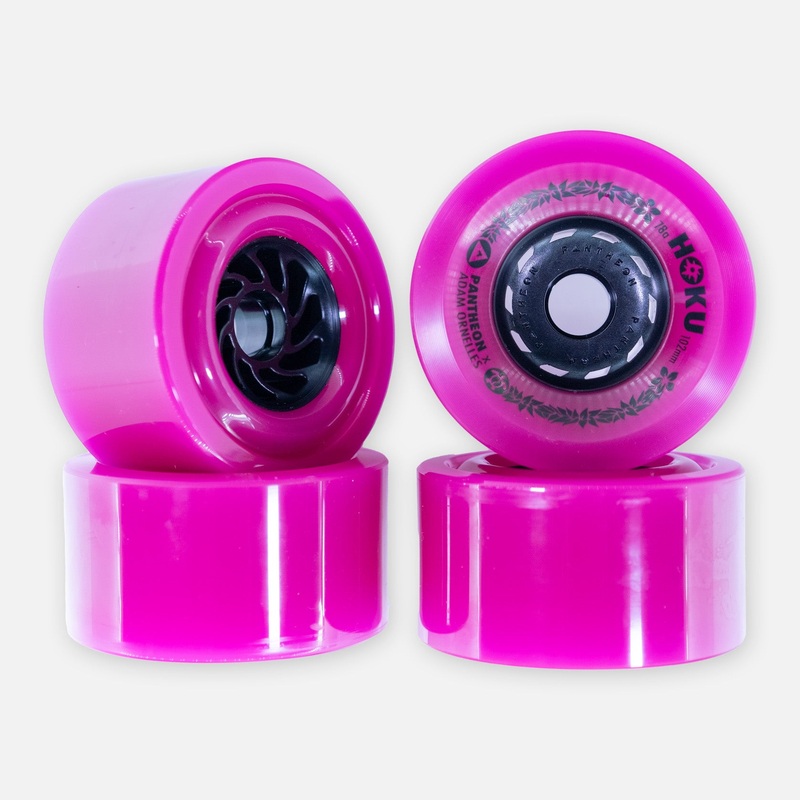 Pantheon Hoku 102mm 78a Longboard Wheels 102mm Purple