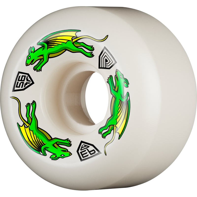Powell Peralta 93a Nano Rat Dragon Formula Skateboard Wheels 52mm 34mm  V4 shape