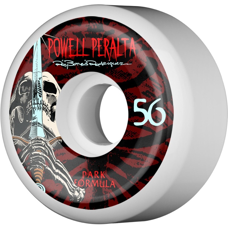 Powell Peralta Rodriguez Skull and Sword 56mm 90a Skateboard Wheels