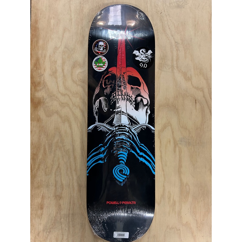 POWELL PERALTA SKULL & SWORD BLUE FADE 9.0 9.0