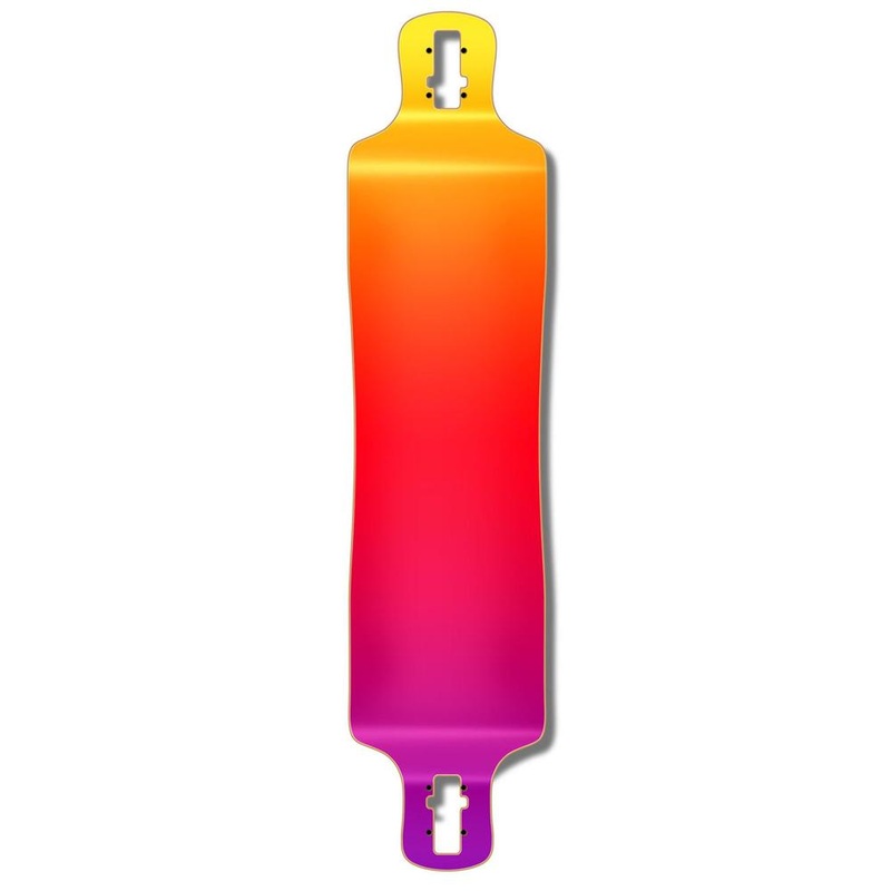 Punked Lowrider Longboard Deck – Gradient Pink Deck