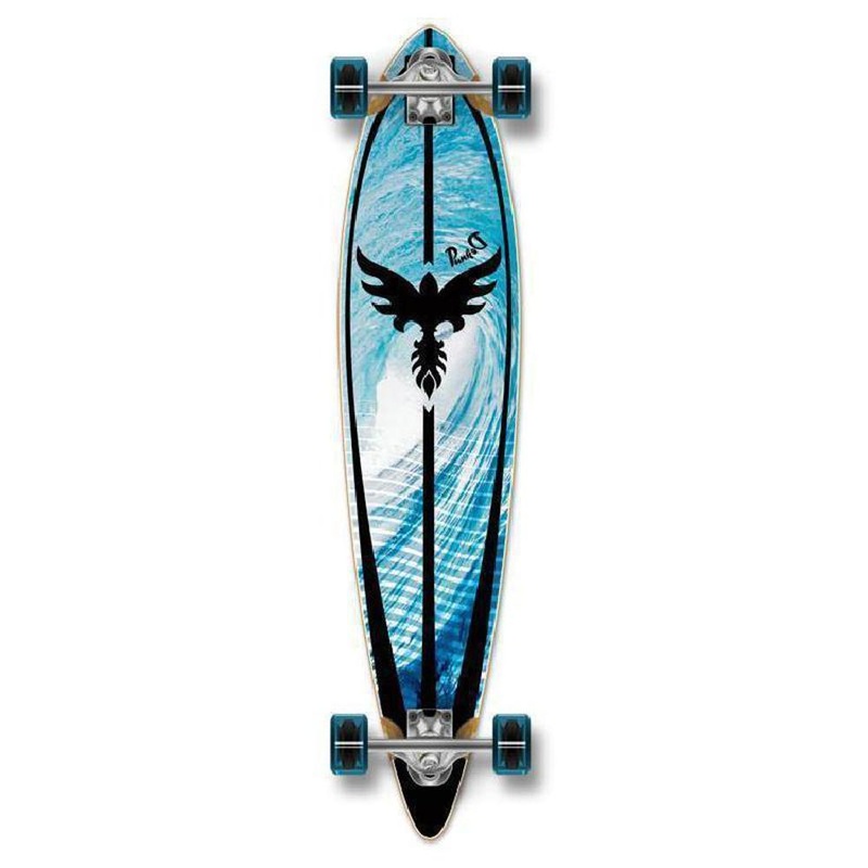 Punked Tsunami 40″ Pintail beach Longboard Complete
