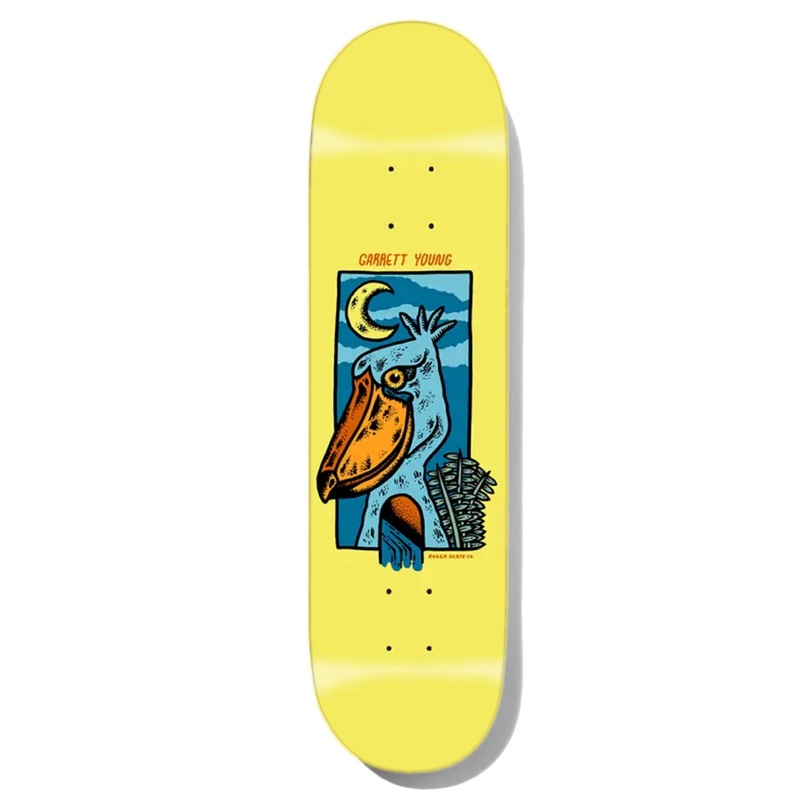 Roger Skate Co. Garrett Young Waterfall 8.38″ Skateboard Deck 8.38″ WB 14.375″