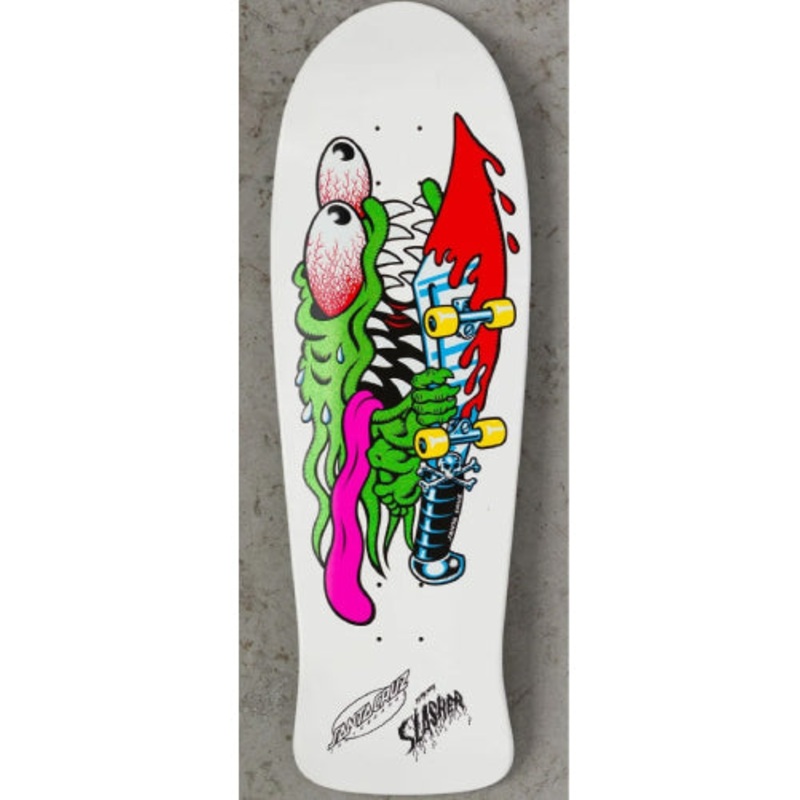 Santa Cruz Meek Slasher Limited Edition Shaped Reissue Skateboard Deck 10.1″ 10.1″