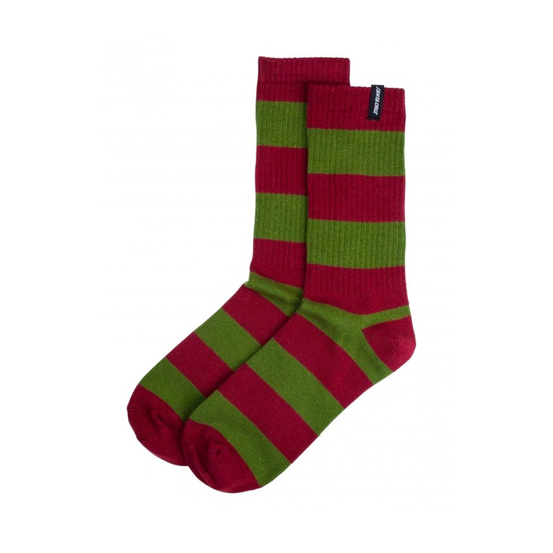 Santa Cruz Socks Dip Sock – Wine/Olive