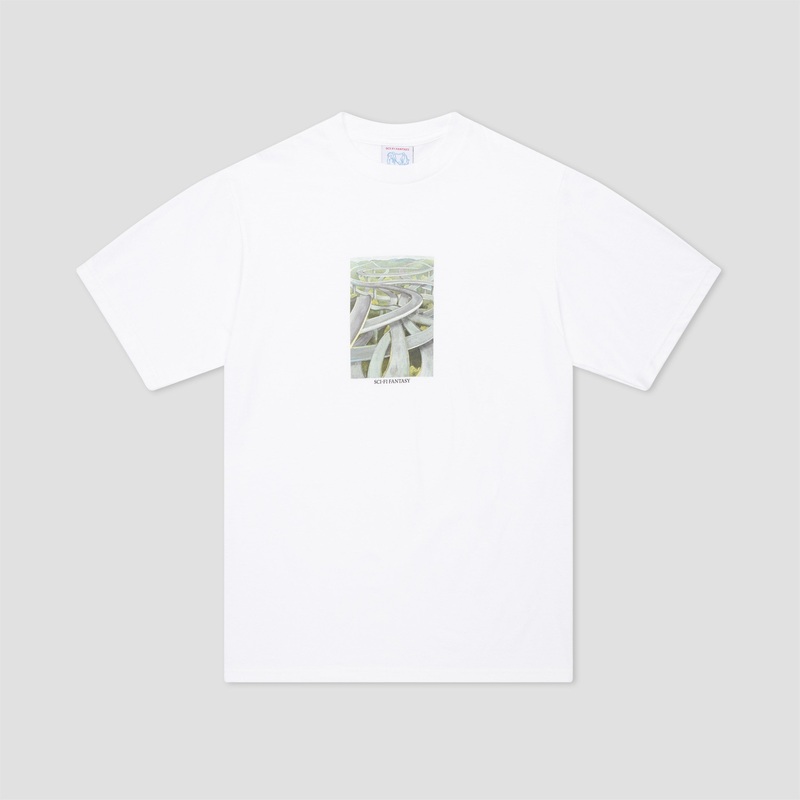 Sci-Fi Fantasy Freeway T-Shirt White Small