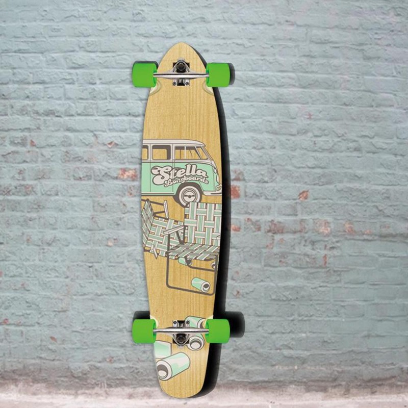 Slow Dayz Wasabi 42″ Longboard Kicktail Stella