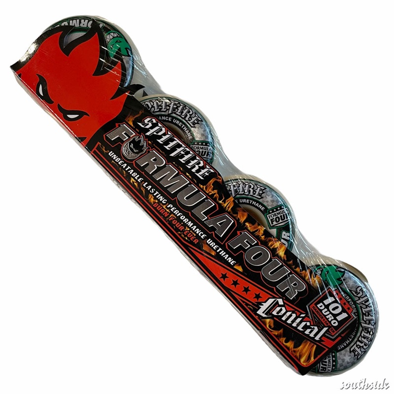 Spitfire Wheels F4 Conical Green Print 53mm101A