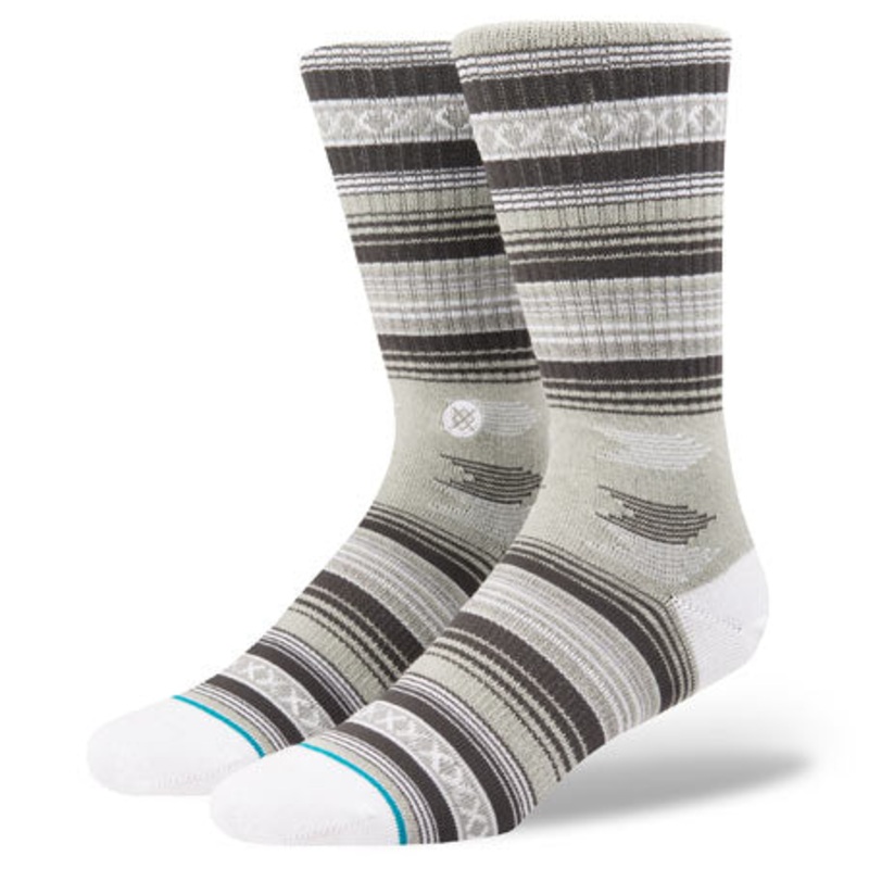 Stance Guadalupe Crew Socks Grey Medium